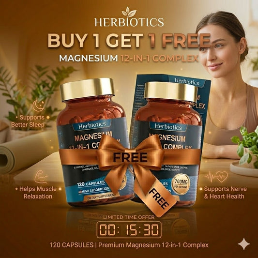 12 in 1 Magnesium Complex Capsules ( BUY 1 GET 1 FREE )
