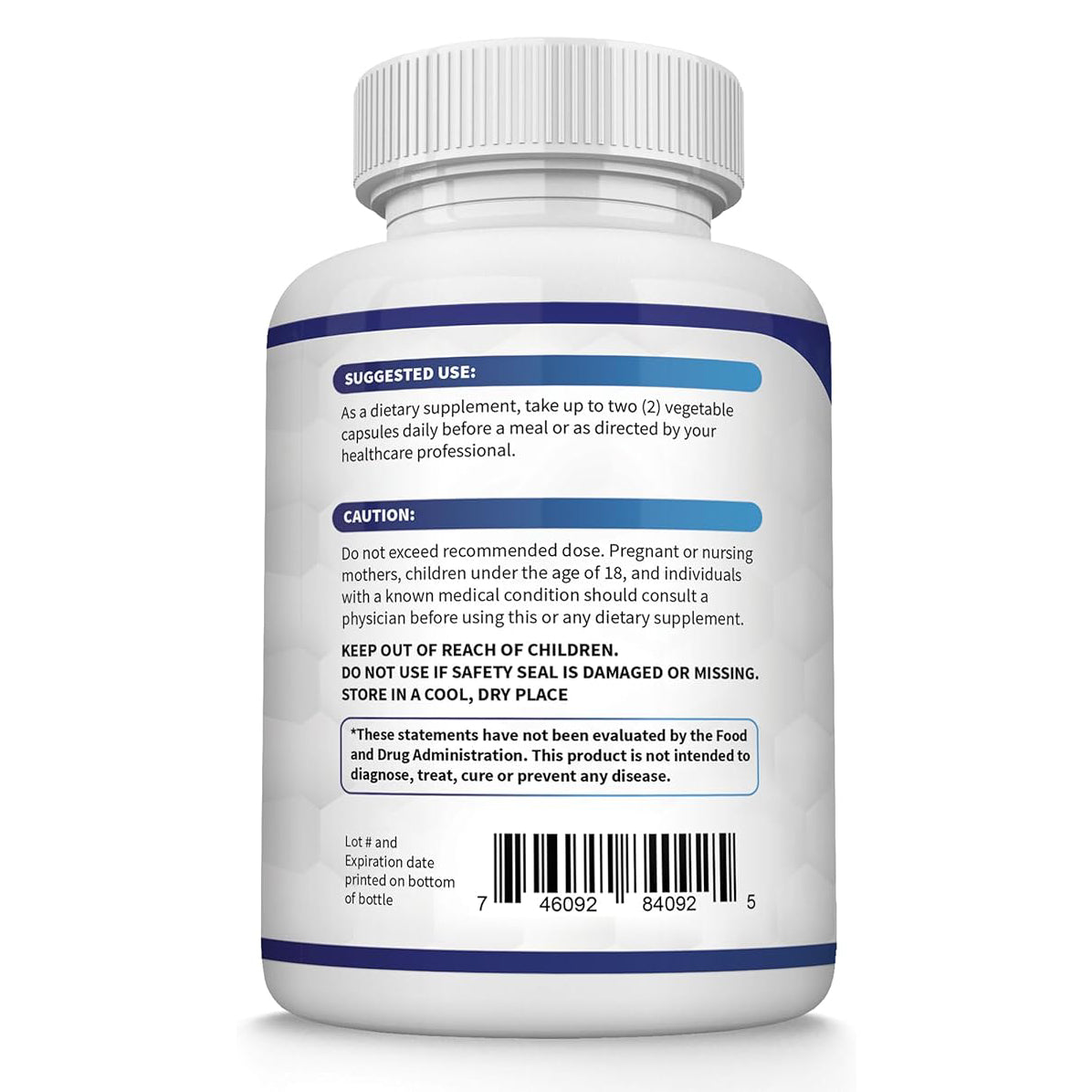 Magnesium Complex Supplement 8 Elemental 1000mg - Magnesium Glycinate, Citrate, Malate, Taurate, Chelated for Easy Absorption for Bones, Muscle, Recovery, Energy, Vegan Non-GMO