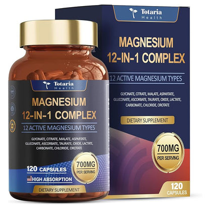 12 in 1 Magnesium Complex Capsules ( BUY 1 GET 1 FREE )