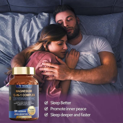 12 in 1 Magnesium Complex Capsules ( BUY 1 GET 1 FREE )