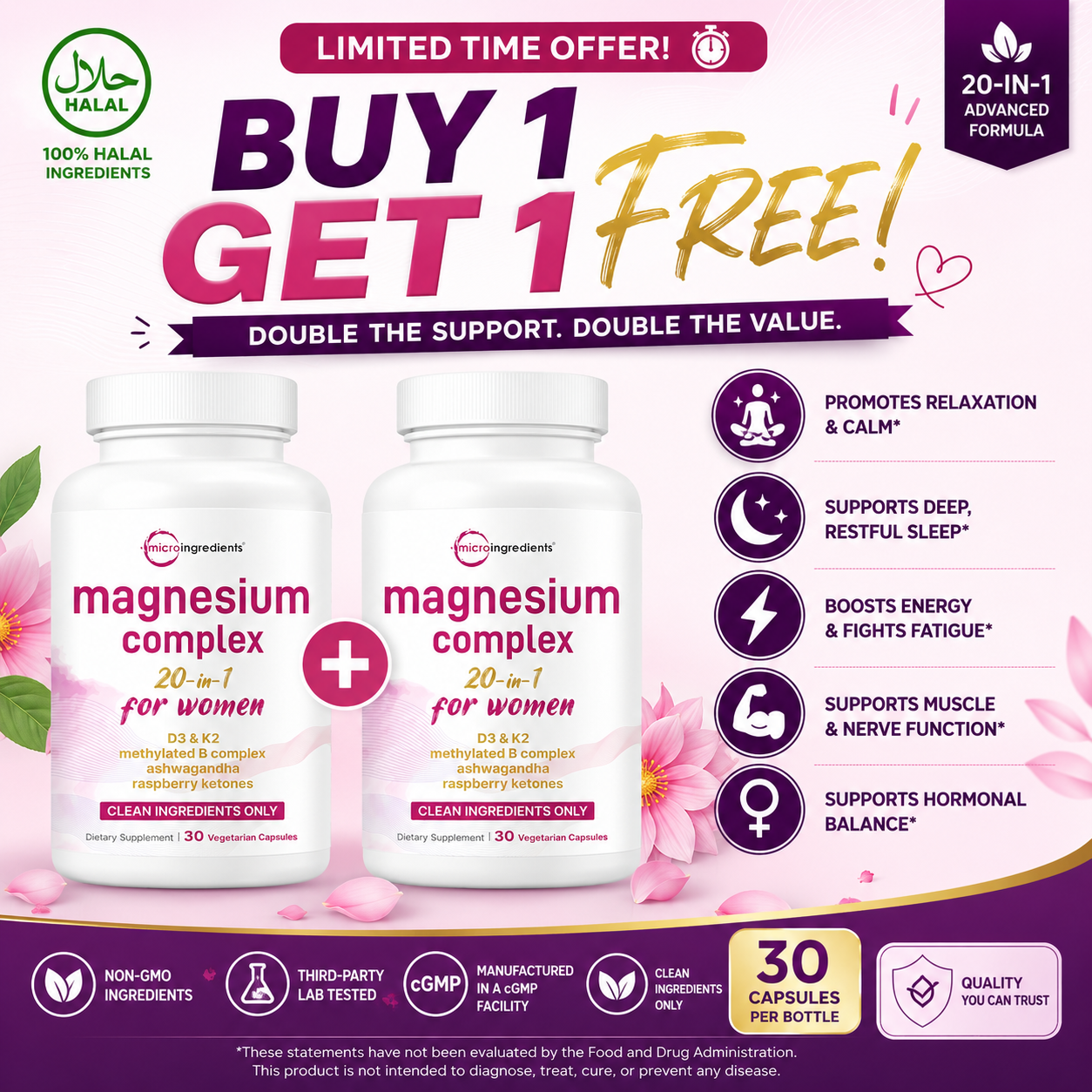 Magnesium Complex for Women 20 in 1
